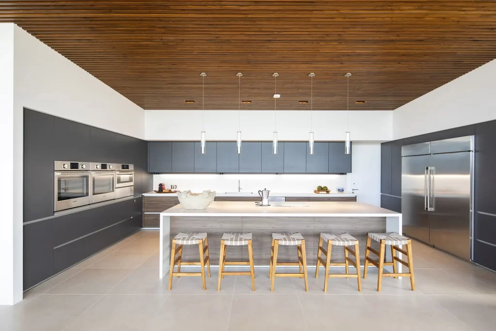 como decorar cocina blanca moderna