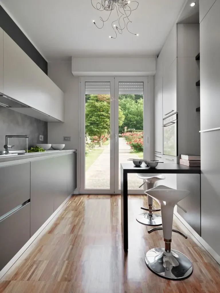 cocina abierta al exterior